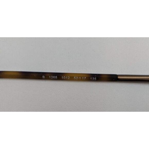 🕶️Burberry B1268 1012 Eyeglasses 52/17 135 /YHO253🕶️​ - Picture 4 of 5